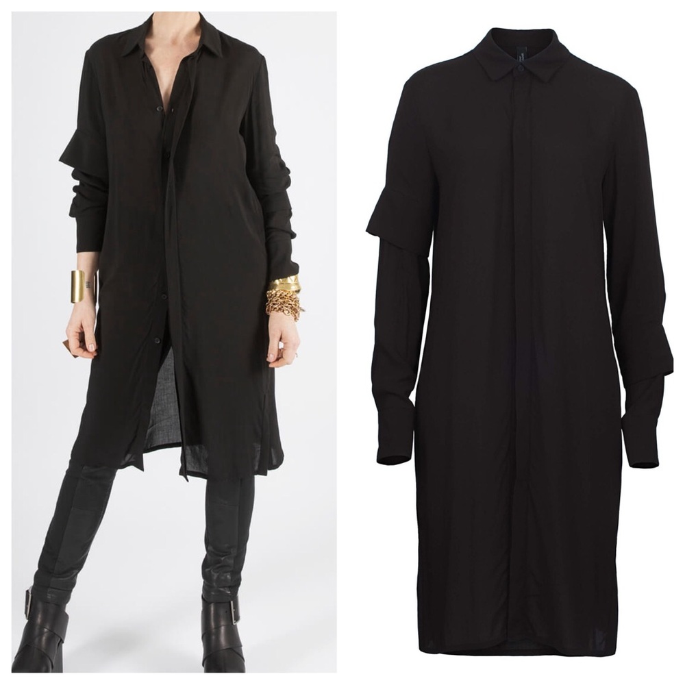 Esther perbandt long sleeve tunic shirt